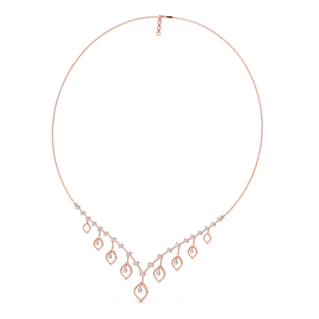 Beeline Diamond Collar Necklace